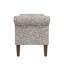 Rangement classique - Rangement spacieux, tissu, accoudoirs élégants avec accoudoirs roulés, housse, compartiment
