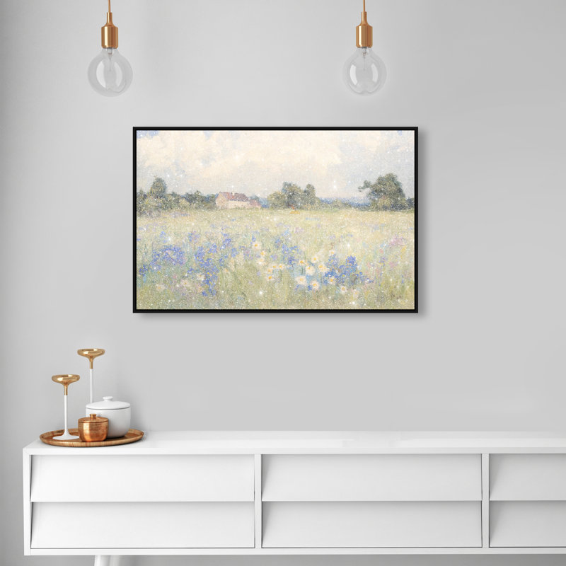 Enchanting Vista Canvas Landscape & Nature Print by Oliver Gal, Black Frame, 15 x 10, 25"H x 37"W, Black Frame