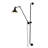 1 - Light Dimmable Plug-in Black Armed Sconce