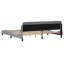 Structure de lit vidaXL Dover gris clair - tissu de 193 x 203 cm-97813926
