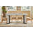 Rectangular Large Dining Table with Adjustable Legs