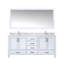 Jacques 72 in. W x 22 in. D Double Bath Vanity, Faucet Set, and 70 in. Mirror-66637682-113024982