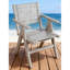 Méridiennes de patio durables, hanches gris clair, design rustique, détente en plein air
