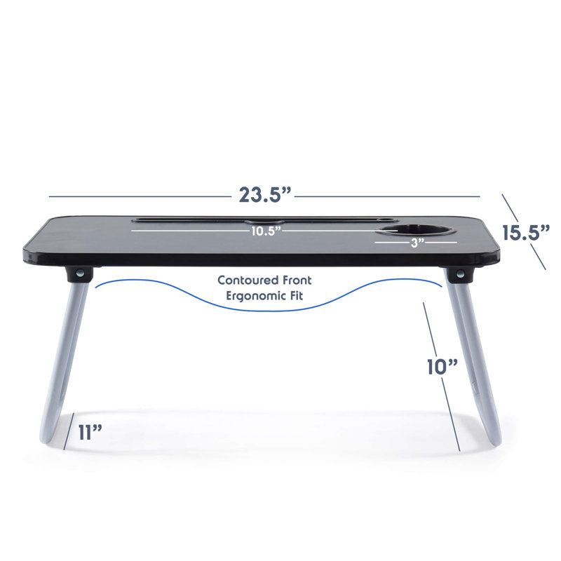 Table-plateau pour ordinateur portable, support réglable pour ordinateur portable, bureaux portatifs avec pieds pliables