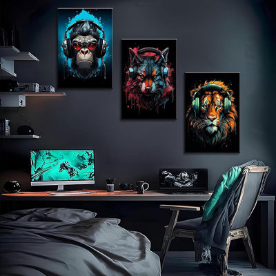 3 Piece Wrapped Canvas Print