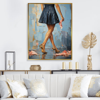 «Glamour Gait», peinture d'artiste sur toile III