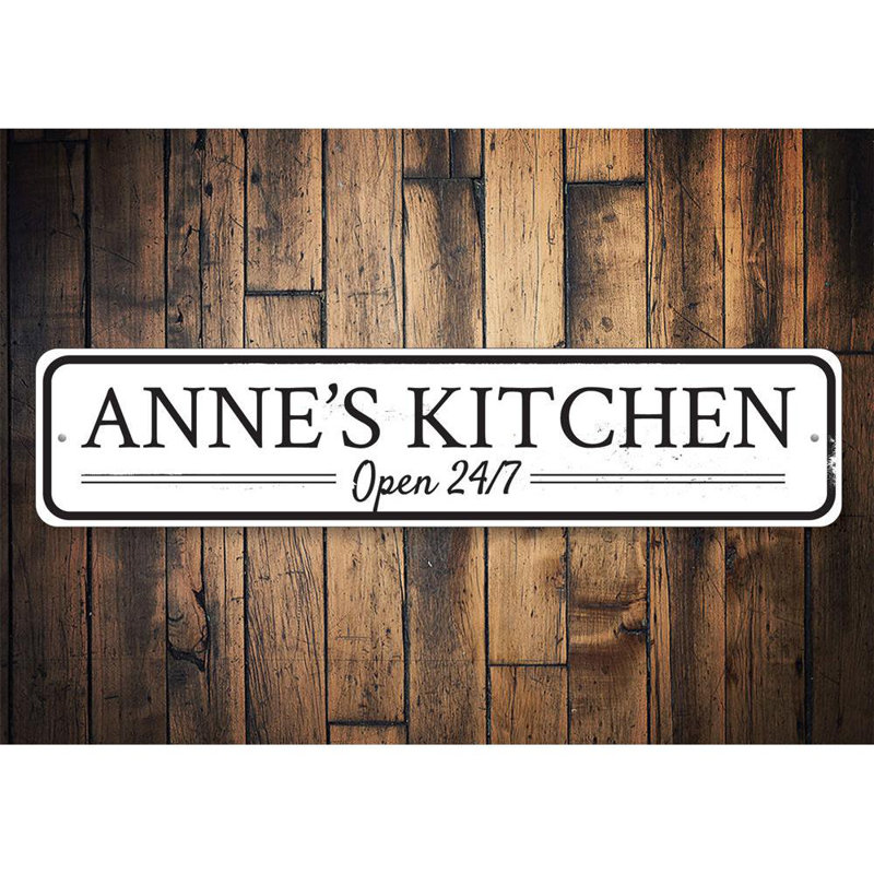 Plaque de cuisine ouverte en aluminium, H 4 po x l 18 po x P 0,04 po