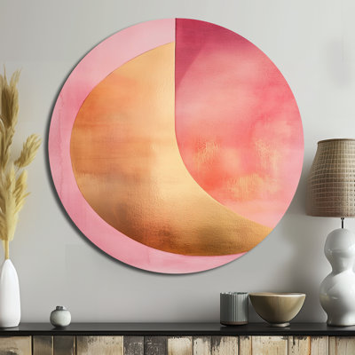 Loehr - Abstract Modern Transitional Large Round Metal Wall Art