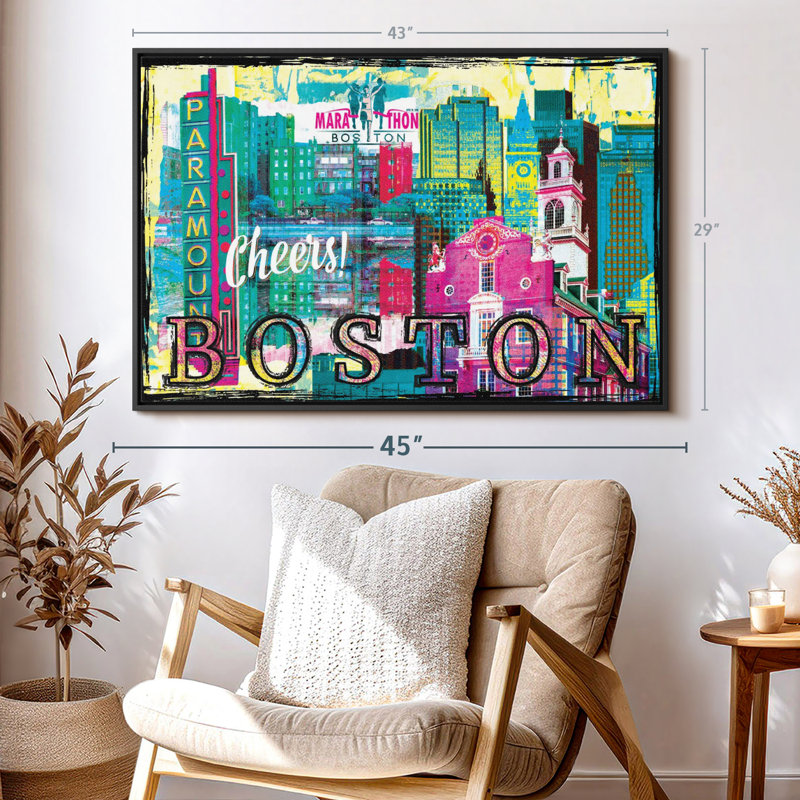 Places «Boston City Repères», H 43 po x l 29 po