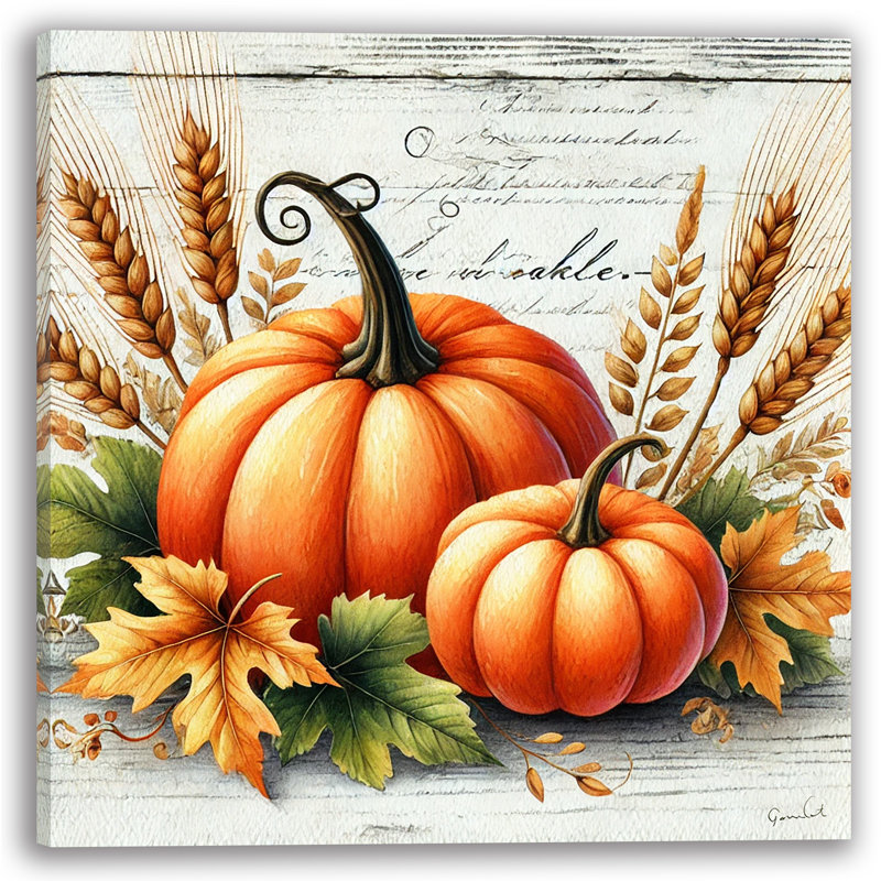 Art classique sur toile tendue, "Classic Harvest", H 12 po x l 12 po x P 1 po