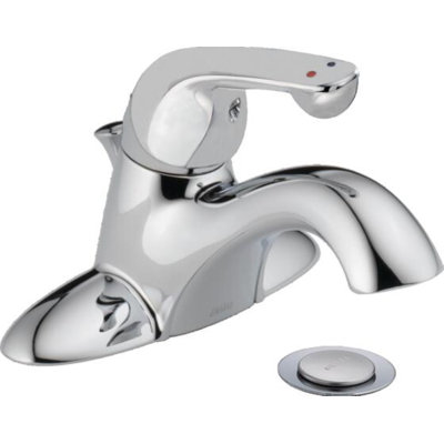 Robinet de lavabo avec drain escamotable
