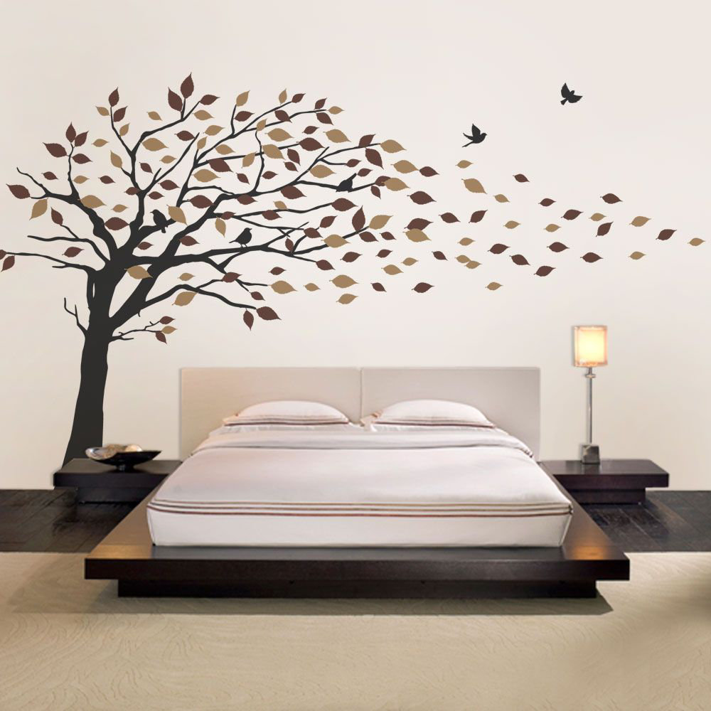 Blowing Leaves Wall Decal Red Barrel Studio®