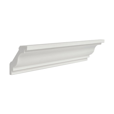 Moulure couronnée en polystyrène recyclé de 2 po x 2 po x 6 po