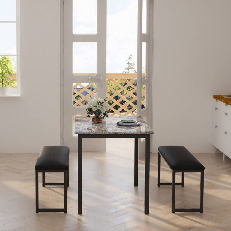 4 - Person Double Pedestal Dining Set