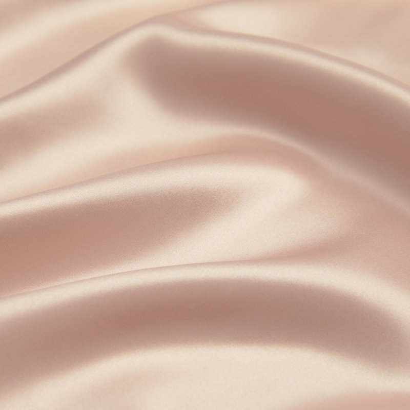 Taie d'oreiller luxueuse 100% soie de couleur mûre avec fermeture à glissière - 19 pièces, Rose