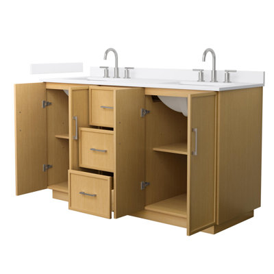 Ensemble de meuble-lavabo double 60 po Elan