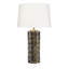 Wright Ceramic Table Lamp with Linen Shade