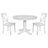 4 - Person Pedestal Dining Set-123187151-123187154-123187156