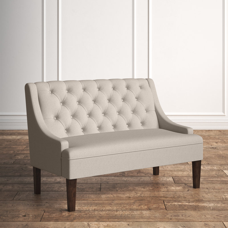 Dainen Upholstered 50.3'' Loveseat, Light Gray