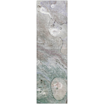 Premium Machine Washable Ralston AMF1941 Abstract Rug