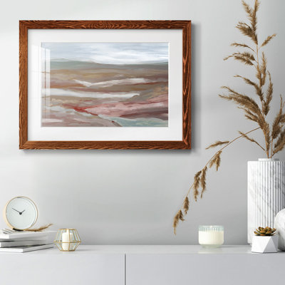 Valley Of Fall Framed On Paper Print