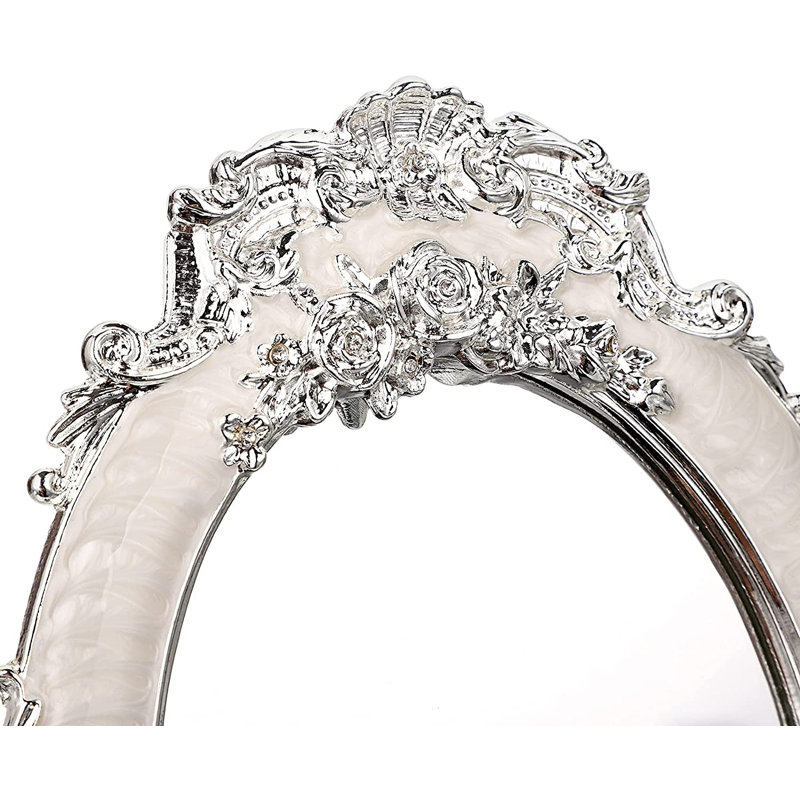 Miroir d'appoint Hoehne, Argent