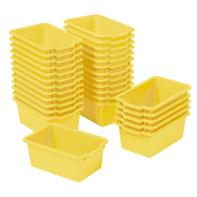 ECR4Kids Scoop Front Storage Bin, Multipurpose Organization, 30-Piece