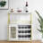 Natilie Metal Bar Cart-811429934-811429933