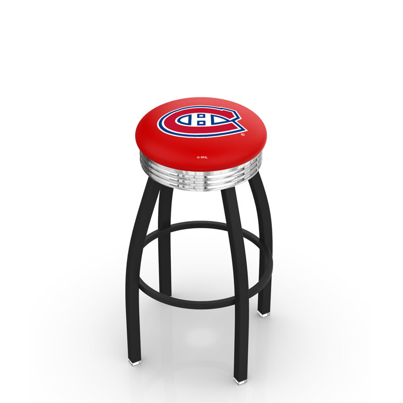 Tabouret tournant 30" avec coussin nhl, Canadiens de Montréal, Tabouret de bar d'une hauteur de siège de 30 po