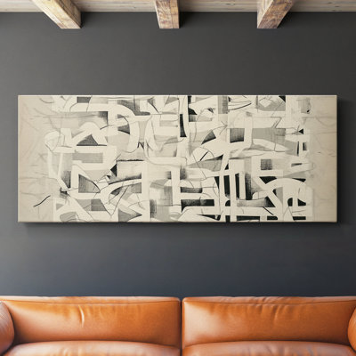 Toile tendue avec châssis abstrait # 9 XX Series
