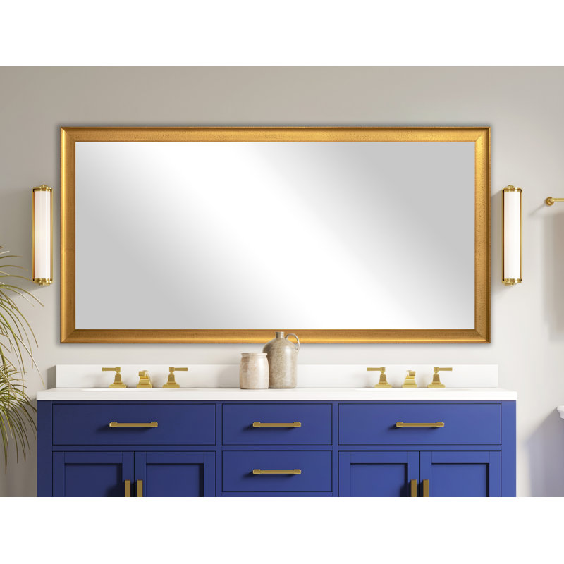 Undercliff Wood Rectangle Wall Mirror, 57.5" H x 28.5" W