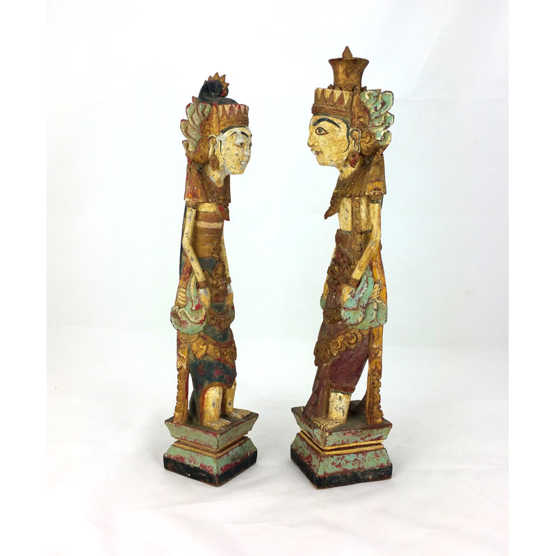 Ensemble de 2 figurines Earica Javanais Dewa Dewi