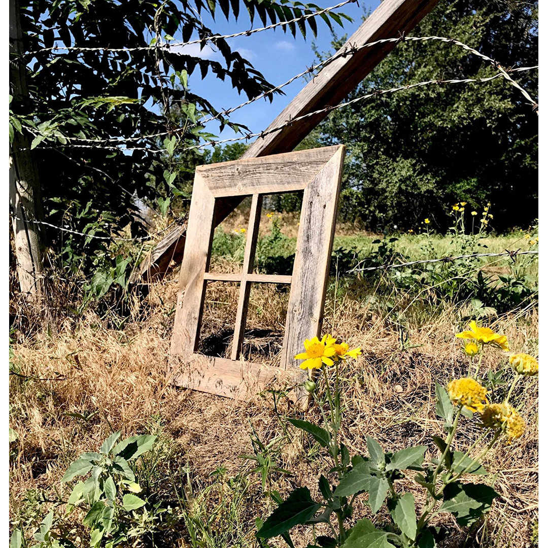 Farmhouse Abstract Wall Decor on Solid Wood Gracie Oaks