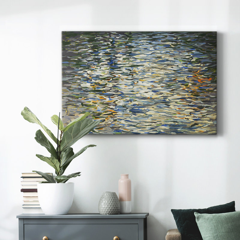 Water Reflections-Gallery Wrapped Canvas, 8" H x 12" W