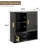 Bathroom Storage Cabinet With Adjustable Shelves, Over The Toilet Organizer For Laundry Room, Kitchen & Living Room, Medicine Cabinet With Wood Doors-533464871