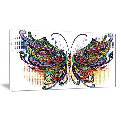 « panaché papillon », impression
