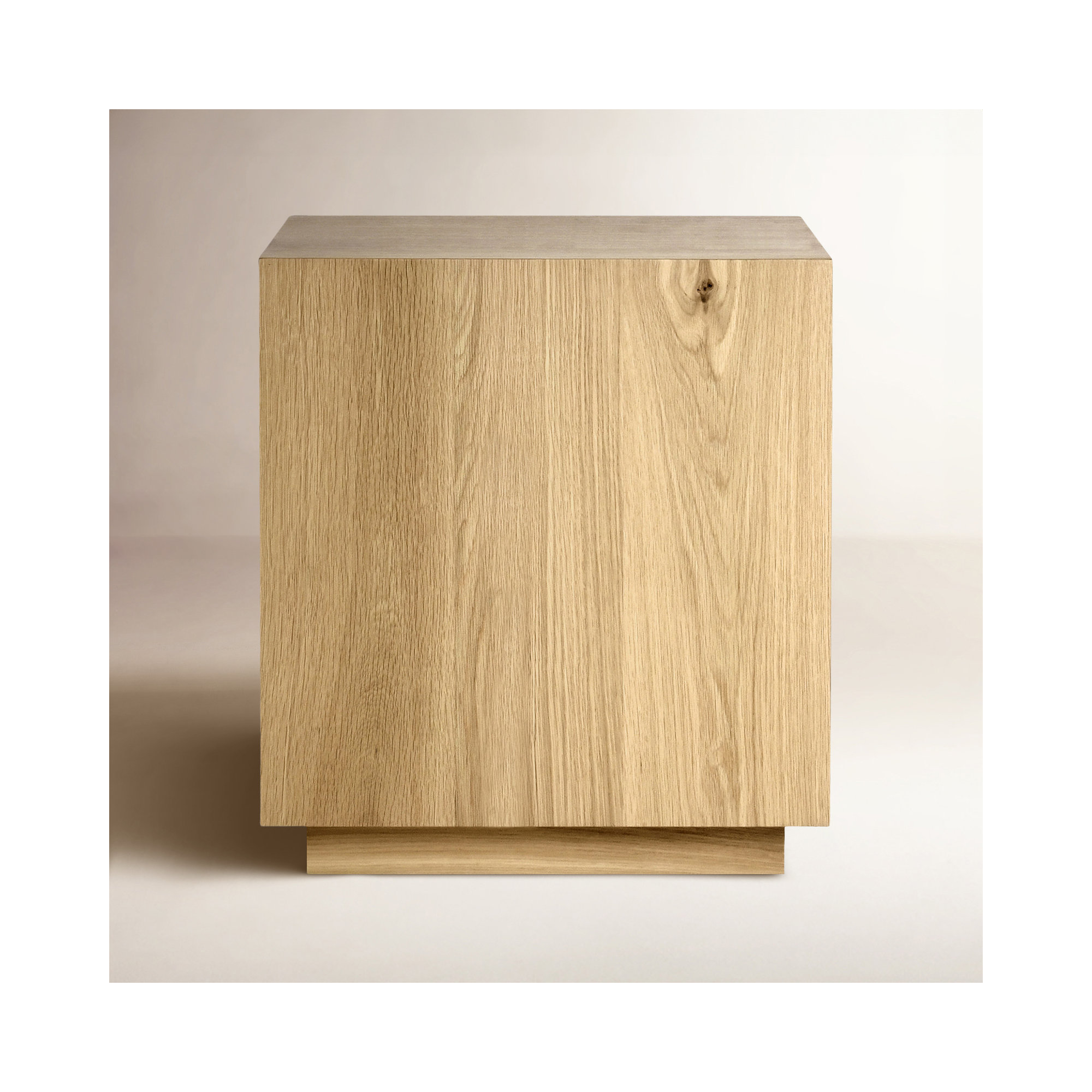 Taryn 20" Block End Table, Natural