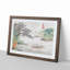 Passing Boat by Shen Hengji - Framed Print-55578422-55578423