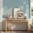 Console Table With Double Board Suspension Design-446977686