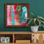 «Tropical Whimsy Arrangement», peinture sur toile encadrée-2133108623-2133108618