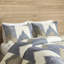 Housse de couette très grand / très grand - coton imprimé avec mini imprimé tendance et look frais