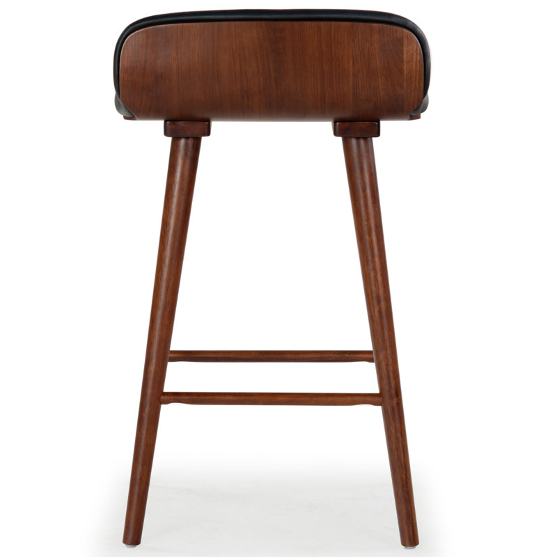 Vanya Barstool, Black, Short Stool - 28"