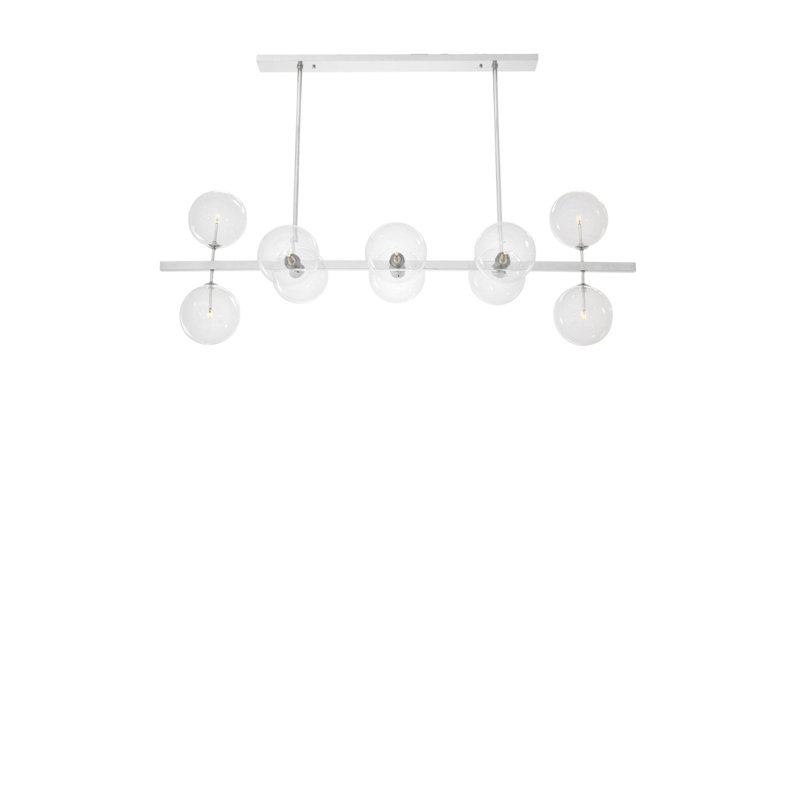 Largo 10 - Light Chandelier, Nickel