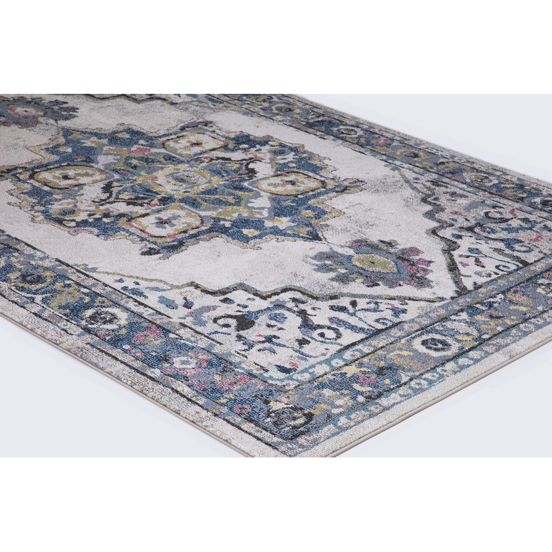 Emmah ivoire marocain usé / ivoire fondu, Rectangle 7 pi 10 po x 10 pi 6 po