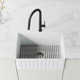 Greenwich 18" H 1-handle Pull-Down 2-Function Sprayer Touchless Kitchen Faucet