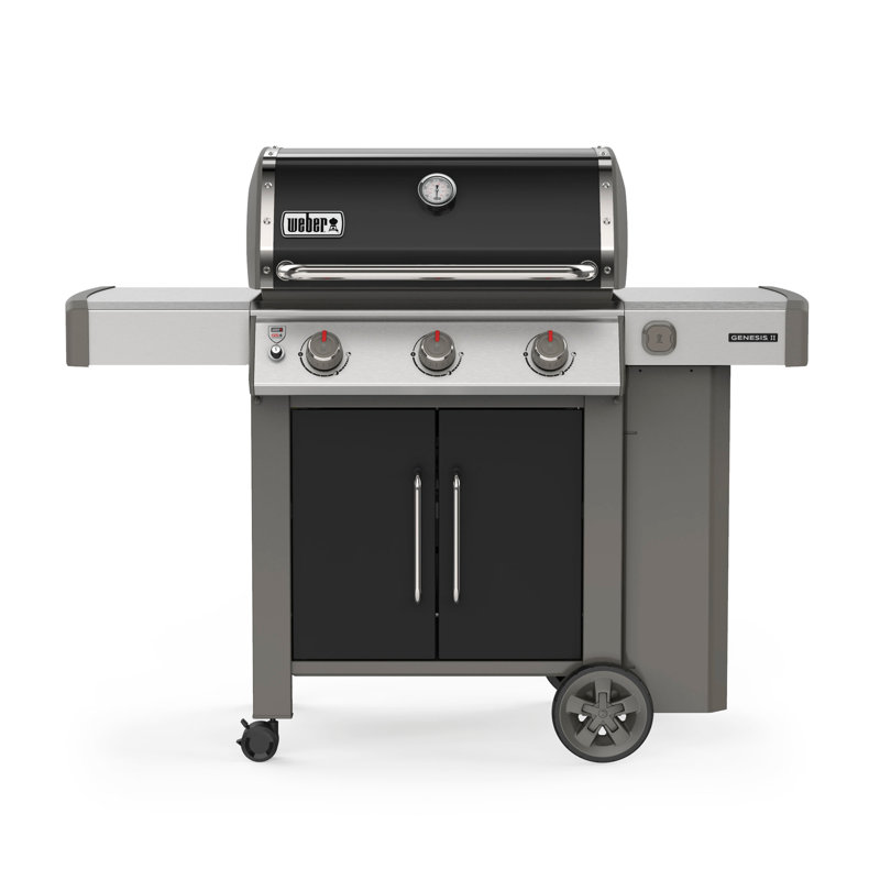 Genesis II® E-315 Gas Grill, Black, Liquid Propane