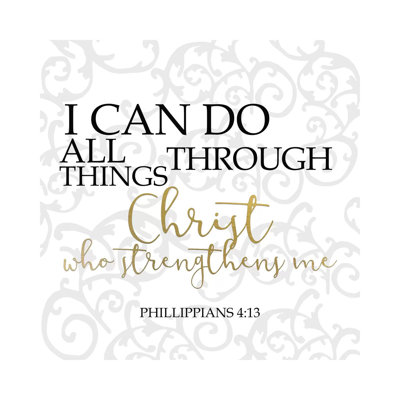 I Can Square 1 Piece Wrapped Canvas Wall Art