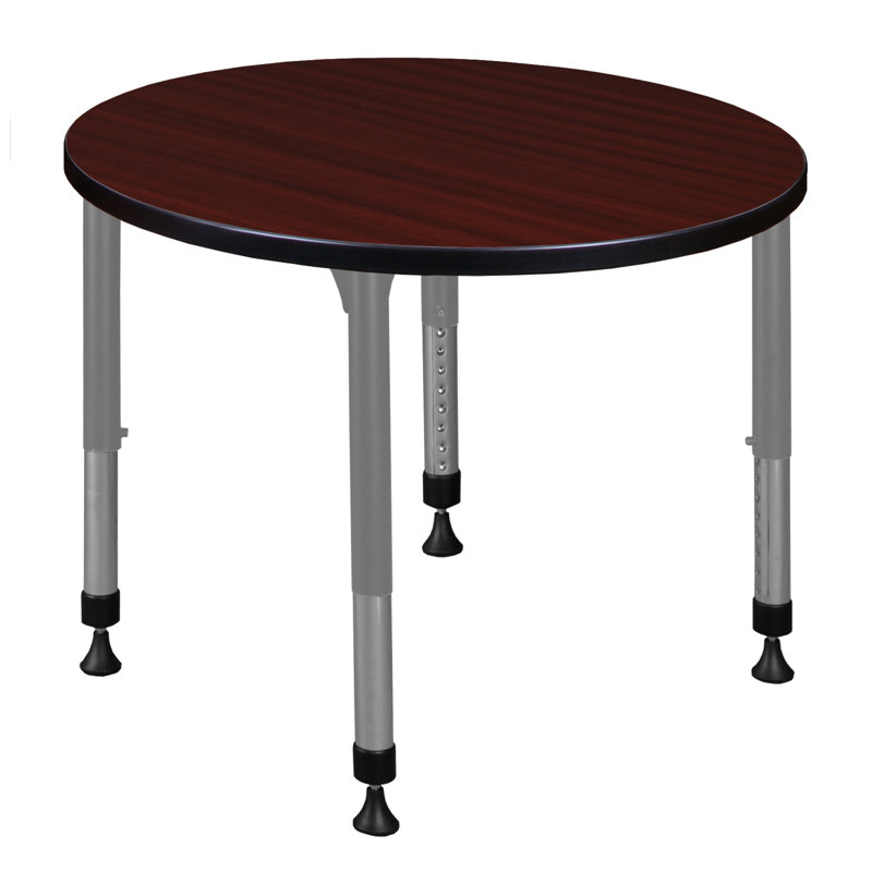 Kee 40" L Breakroom Table, Mahogany, 34" H x 30" L x 30" W