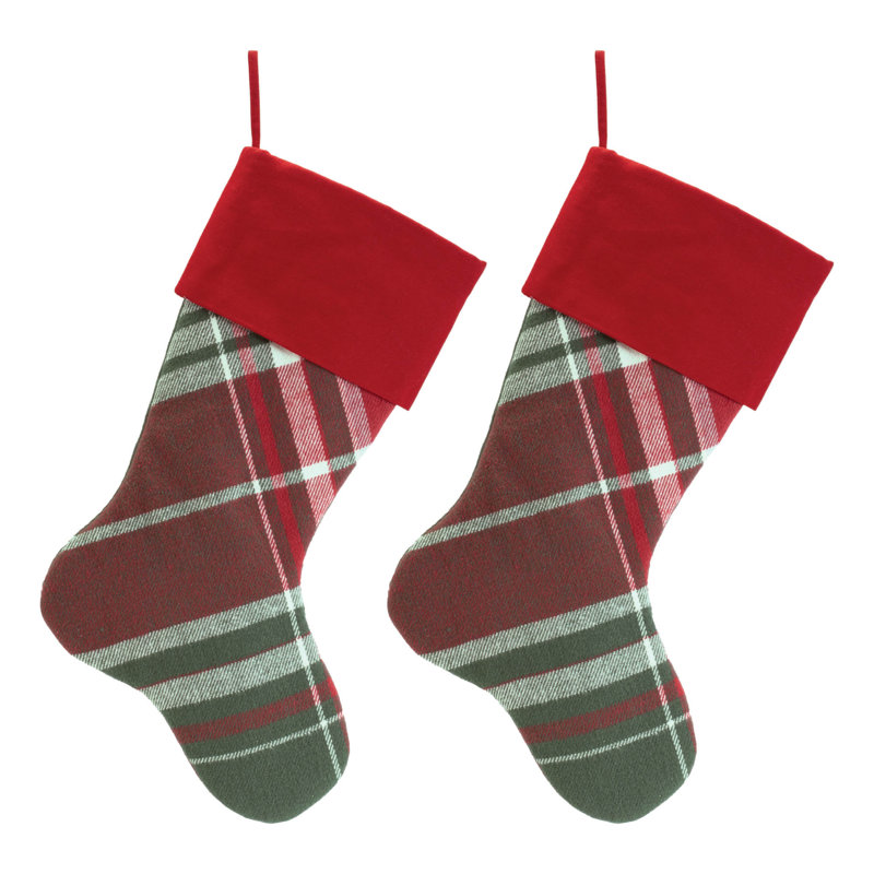 Plaid Print Stocking