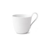 Royal Copenhagen White Fluted High Handle Coffee Mug